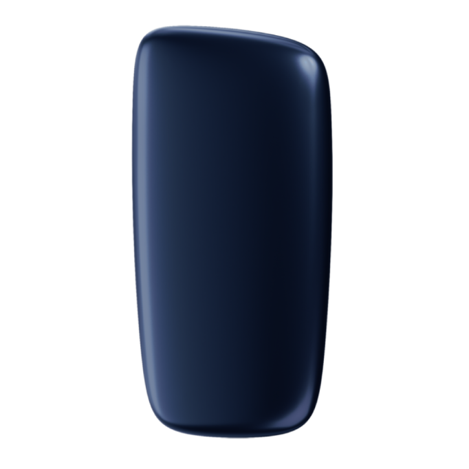 Ploom X modrý predný kryt Navy Blue - pohľad z prednej strany