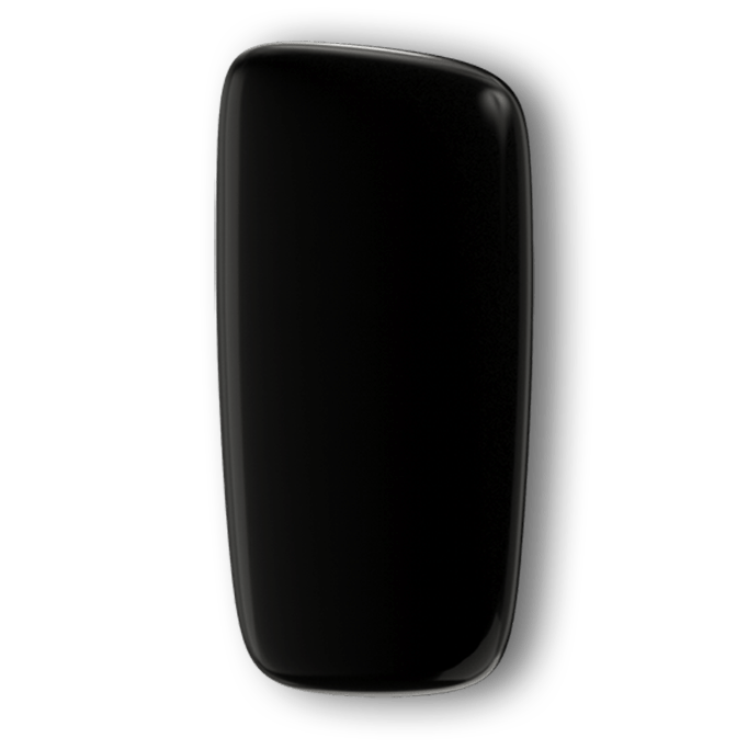 Ploom X čierný predný kryt Black - pohľad z prednej strany