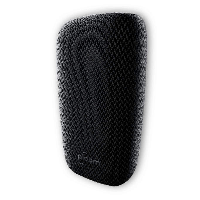 Ploom X čierny textilný zadný kryt Black - pohľad spredu