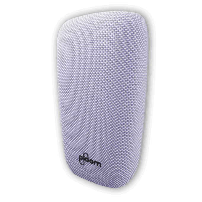Ploom X fialový textilný zadný kryt Lavender - pohľad spredu