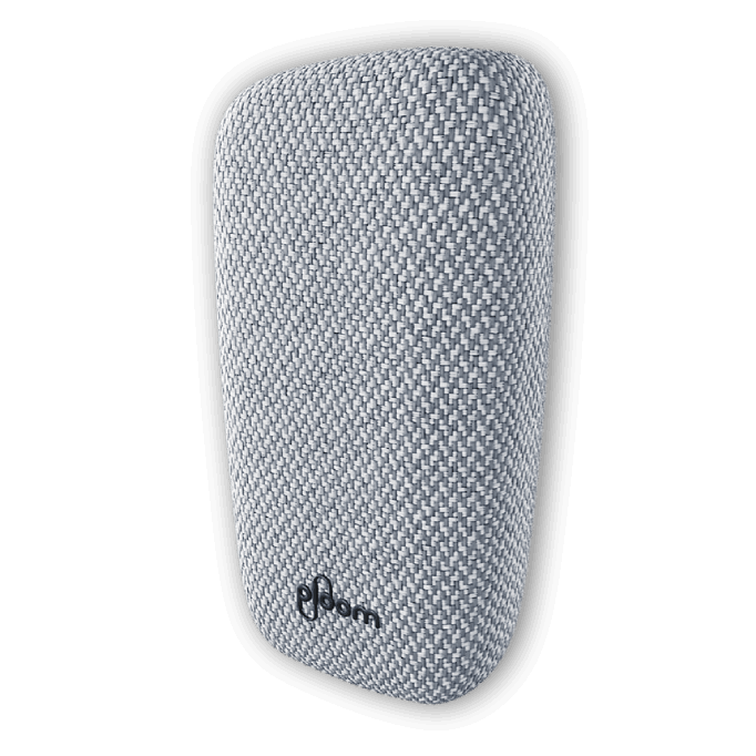 Ploom X sivý textilný zadný kryt Grey - pohľad spredu