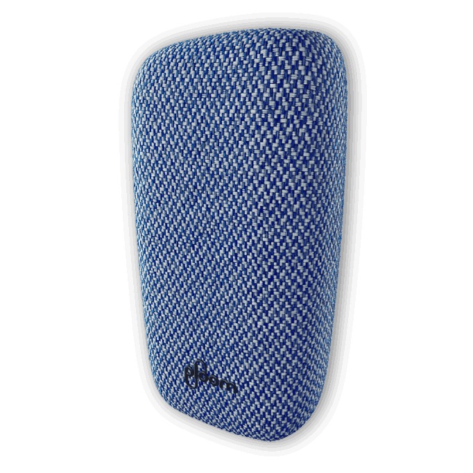 Ploom X modrý textilný zadný kryt Blue - pohľad spredu