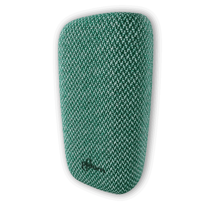 Ploom X zelenýý textilný zadný kryt Green - pohľad spredu